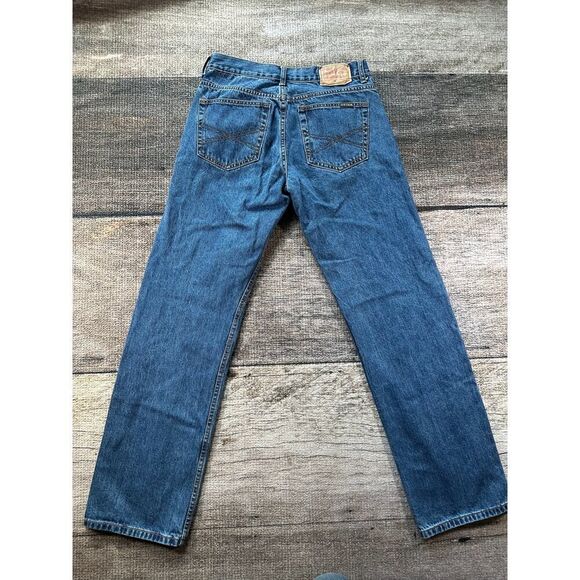John B Stetson Modern Straight Leg Denim Jeans 32x34 No 1312 - Picture 5 of 11
